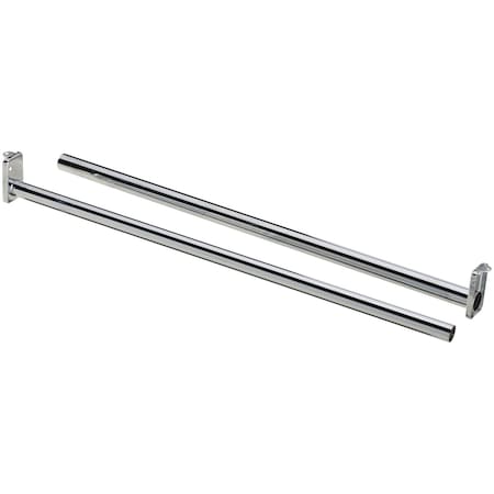 National Hardware National Hardware 30 in. L Adjustable Bright Steel Closet Rod N338-301